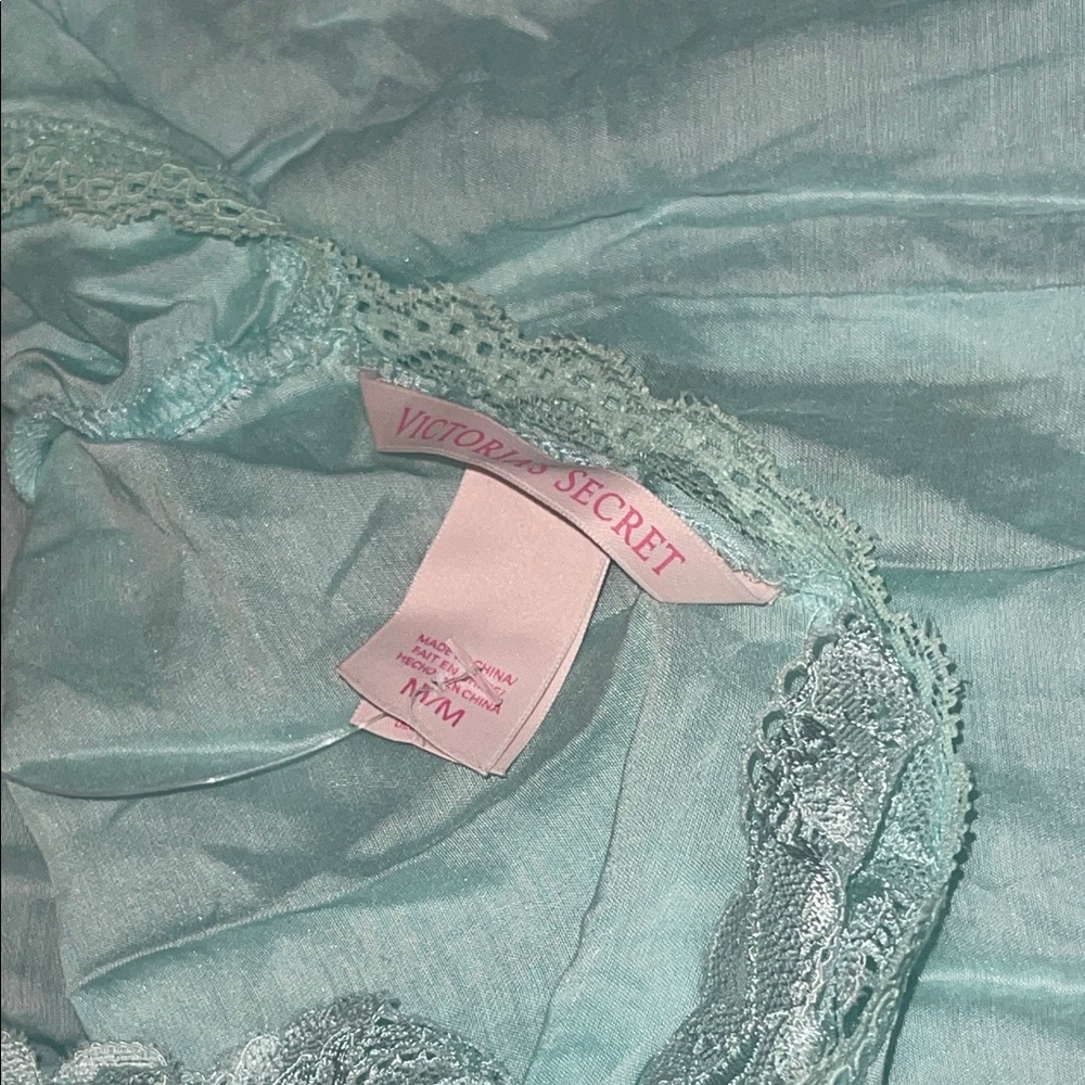 Victoria's Secret Light Blue Chemise 16% silk - Picture 7 of 9